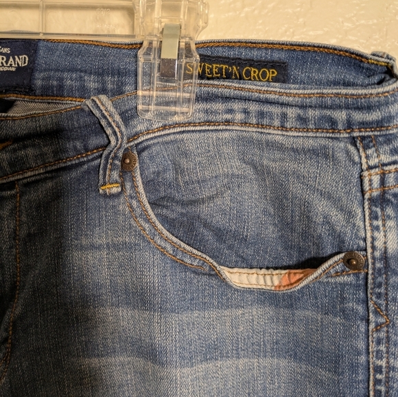 lucky Brand Women's Blue Jeans Seeet & Crop Size 14/32 Pre-owned - Picture 4 of 8